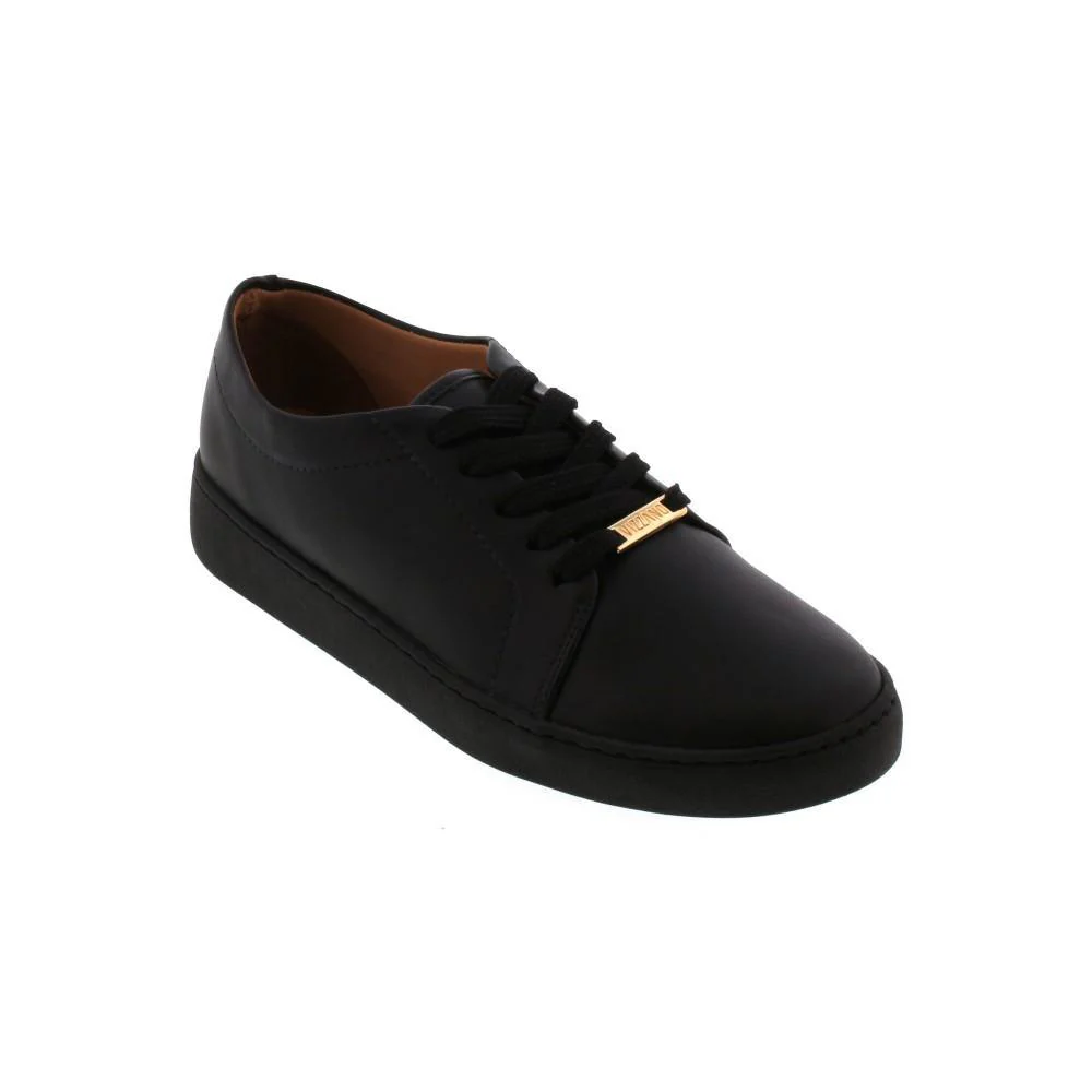 Vizzano 1214-205 Black Sole Sneaker in Black Napa - Image 4