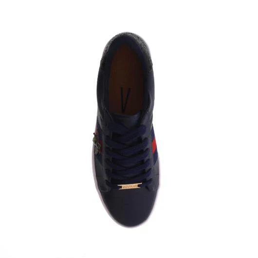 Vizzano 1214-260 Bumble-Bee Sneaker in Navy Napa - Image 3